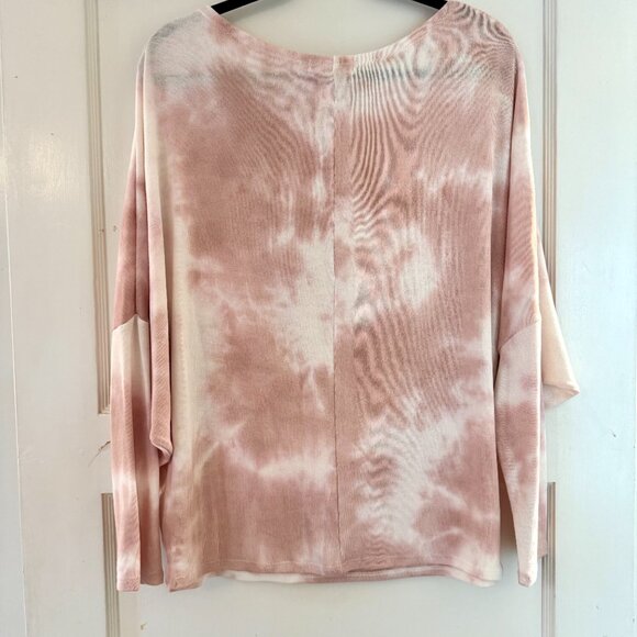 NWOT Three Bird Nest Cherish Brand Tie Dye Light Dolman Sweater L - Picture 5 of 5